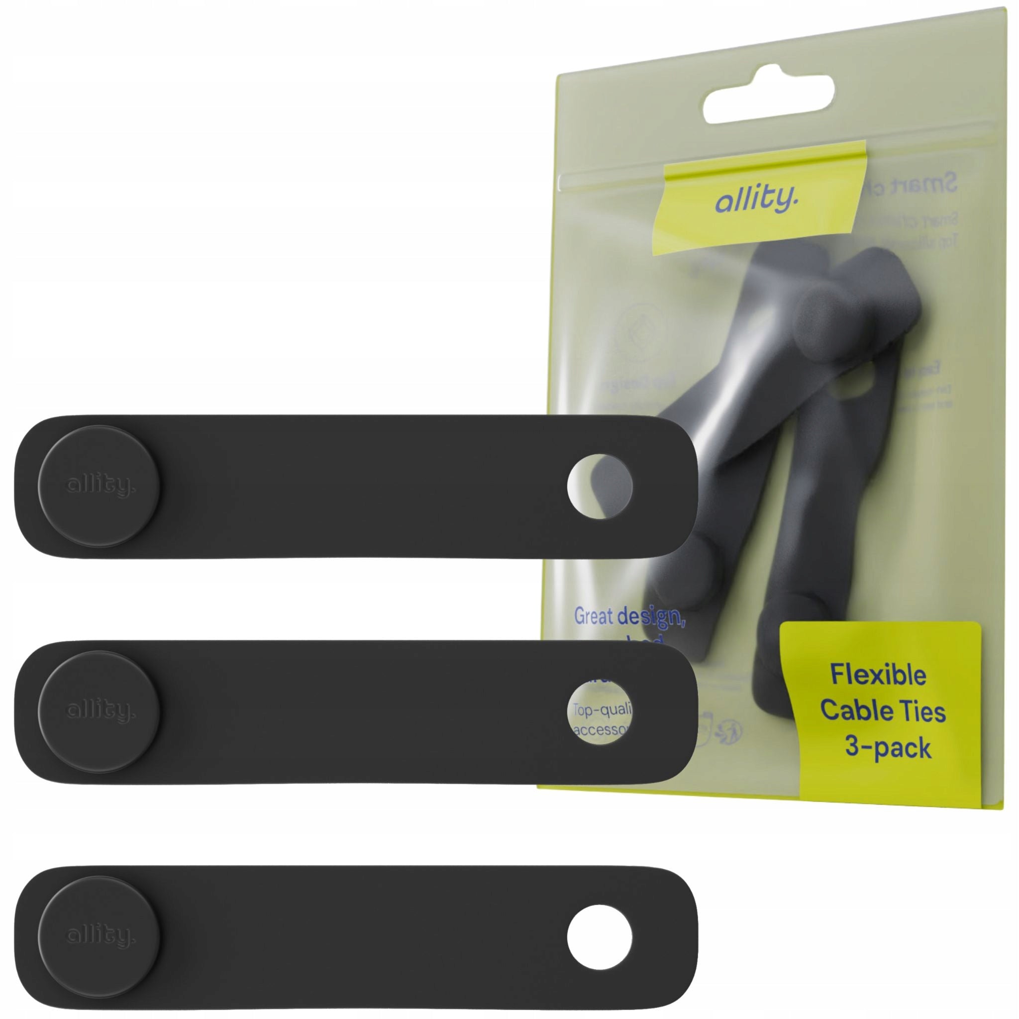 Allity band silicone bands for cables wires clasp cables