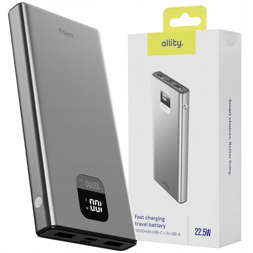 Allity powerbank power bank battery portable travel USB-C USB charger