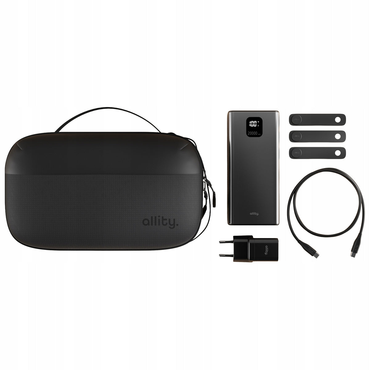 Allity travel set black