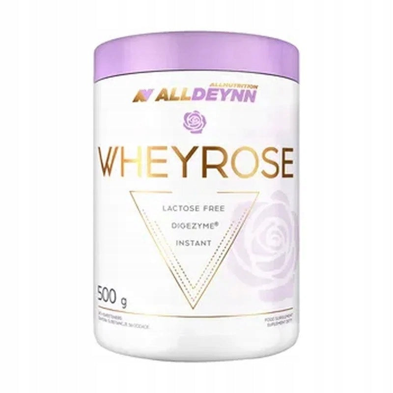 Allnutrition Alldeynn WheyRose white chocolate, raspberry powder - 500 g