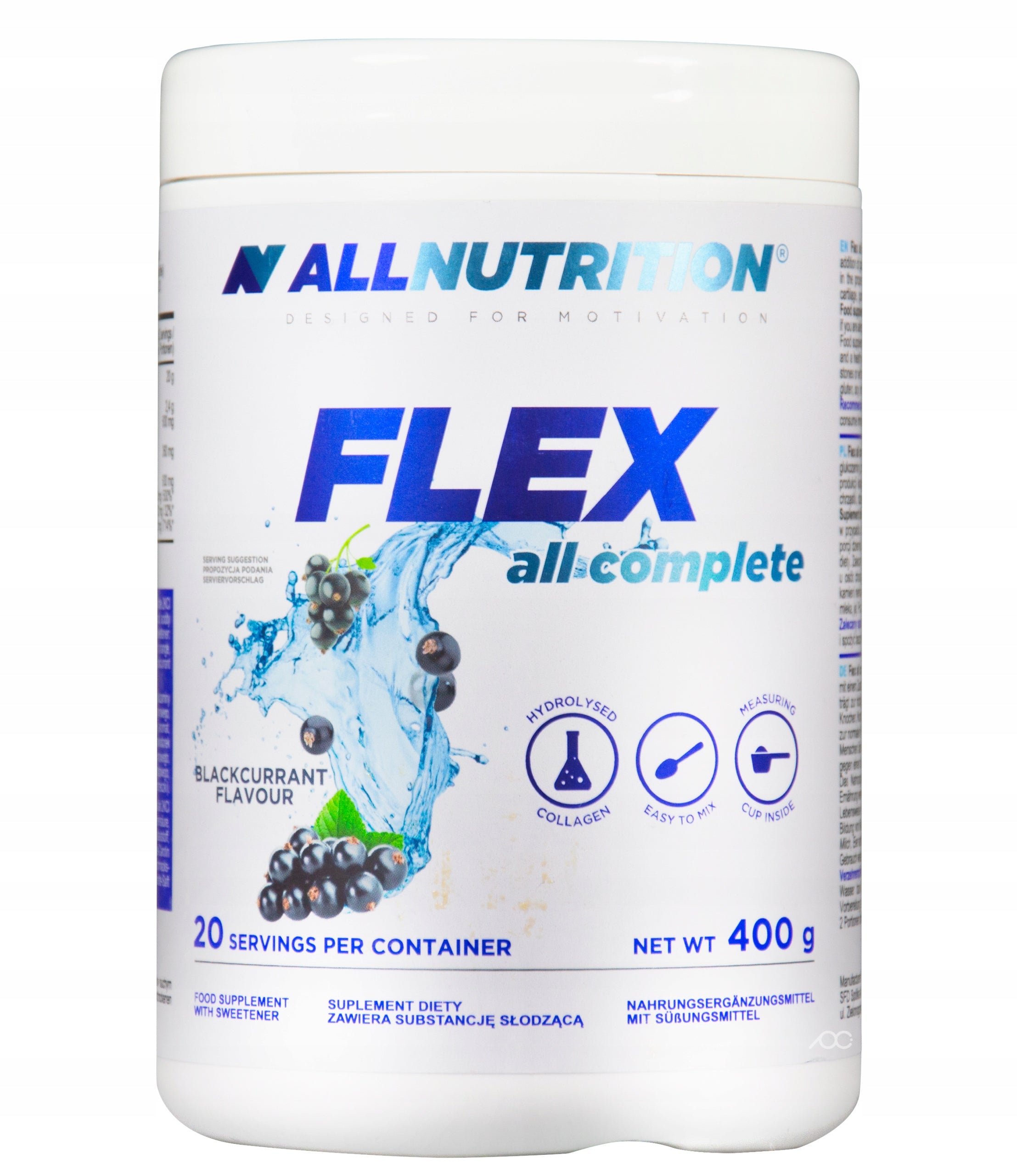 Allnutrition Flex All Complete blackcurrant 400 g Packaging status original