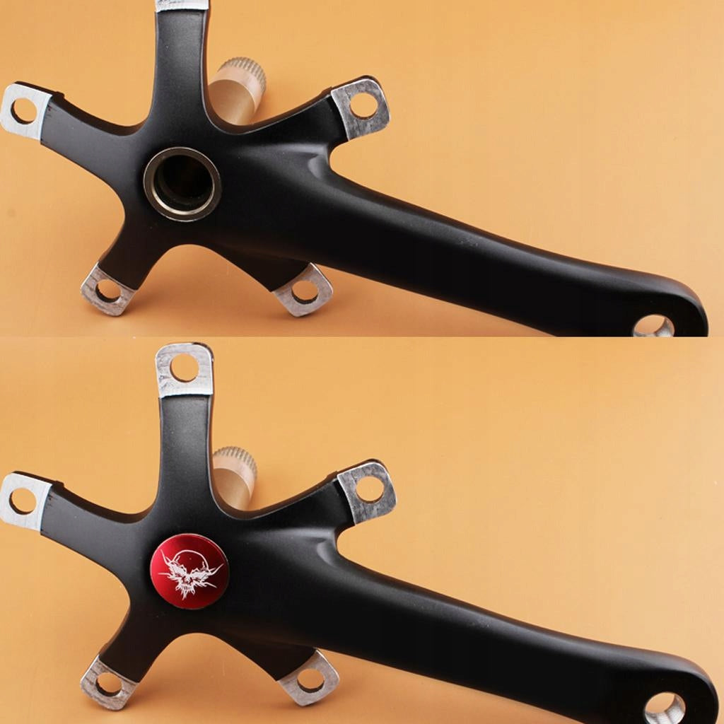 Alloy Bike Crank Cap Cranksets Cover Fixing Bolt gold Model Śruba mocująca mechanizm korbowy
