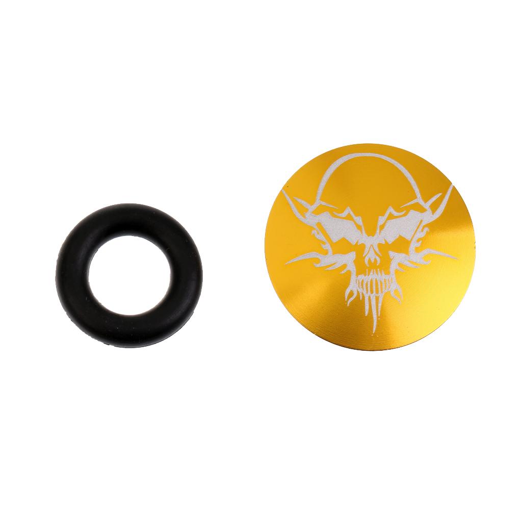 Alloy Bike Crank Cap Cranksets Cover Fixing Bolt gold