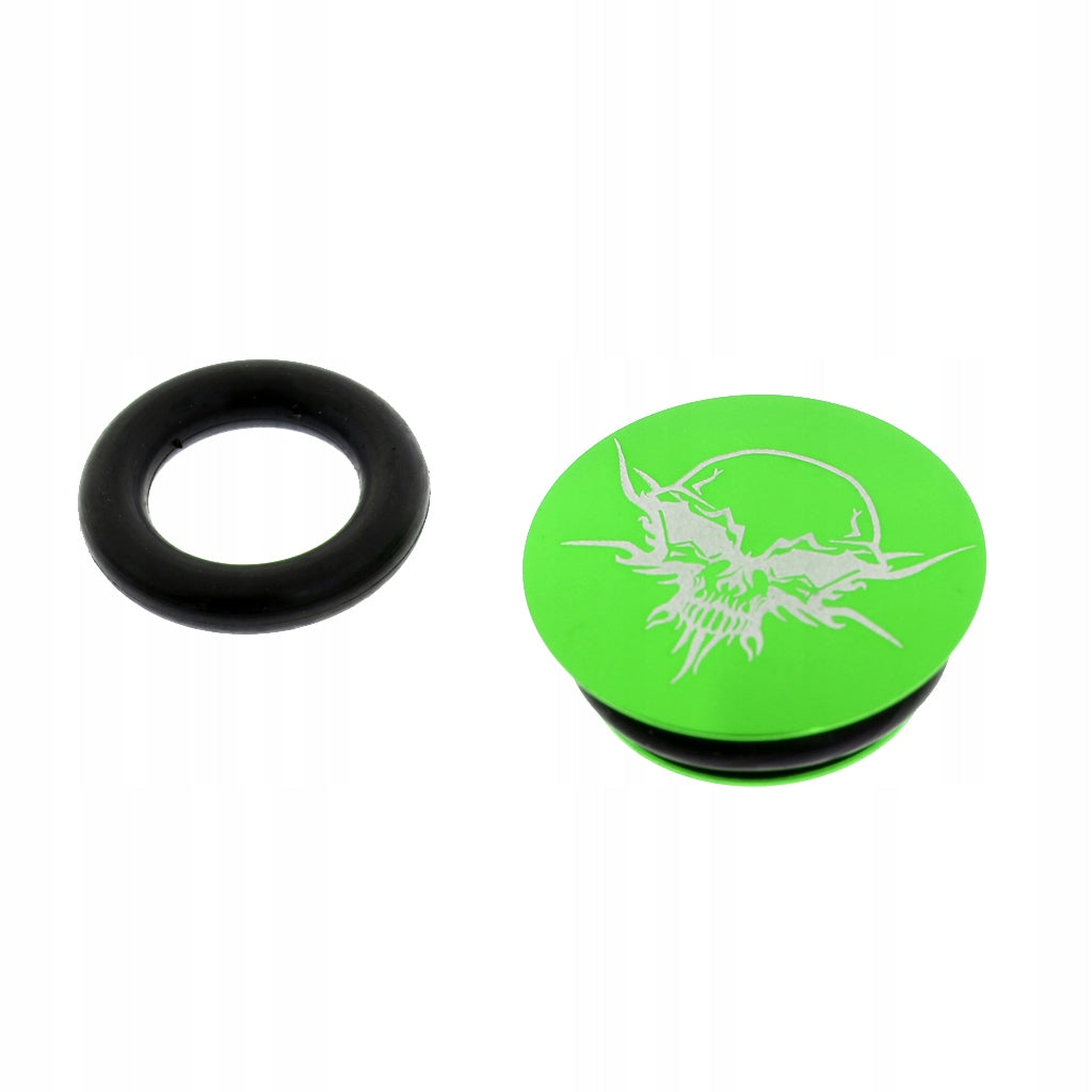Alloy Bike Crank Cap Cranksets Cover Fixing Bolt green