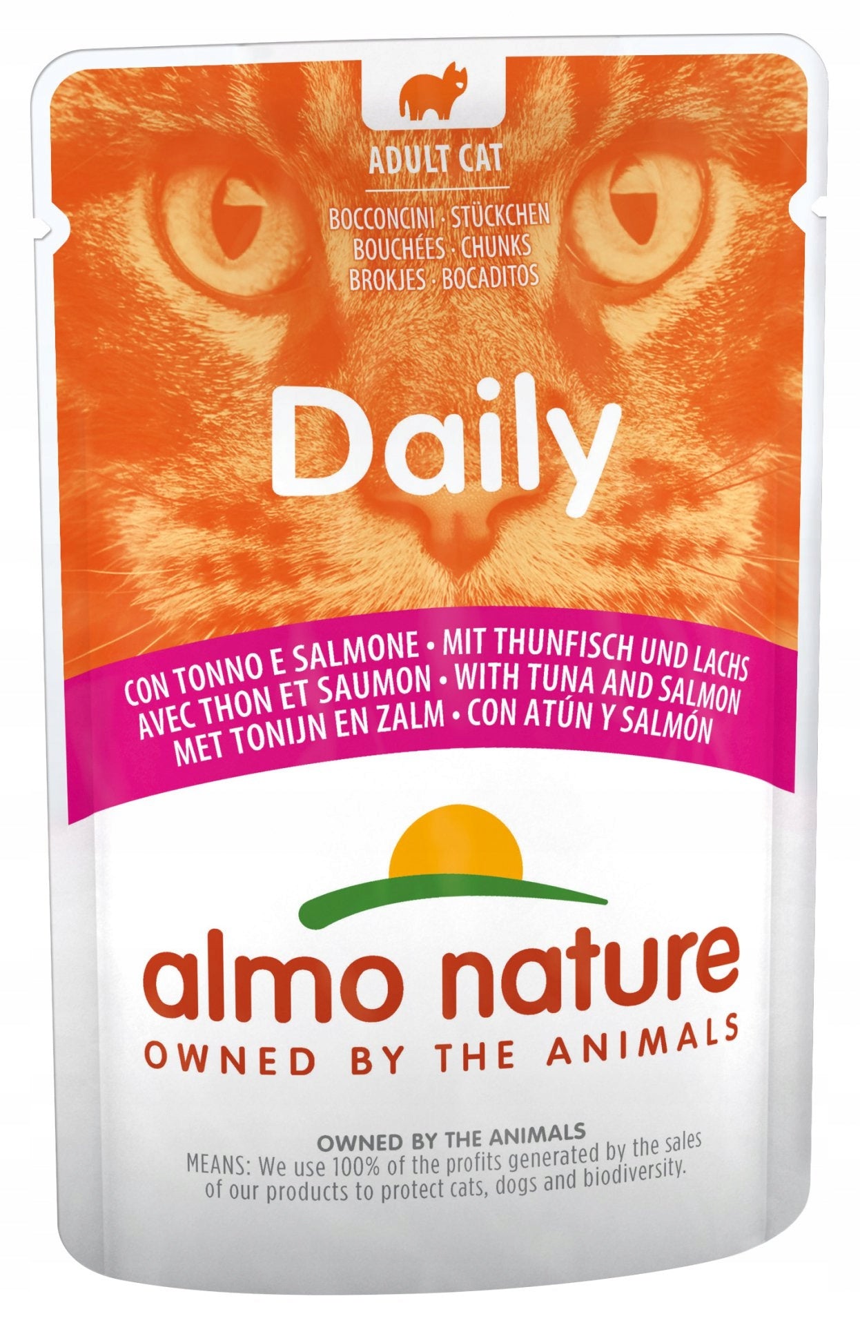 Almo Nature Daily Sachet with Tuna and Salmon for Cat 70 g