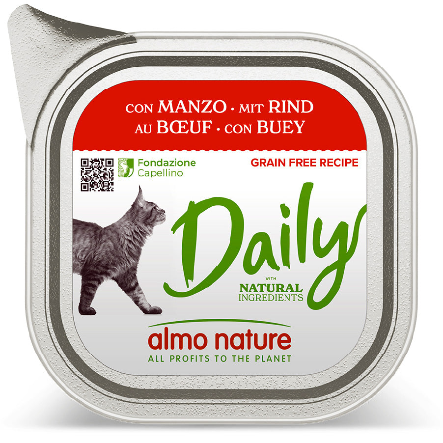 Almo Nature Daily cat with beef 100g