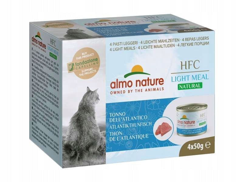Almo Nature HFC Natural Light Meal Atlantic Tuna 4x50g