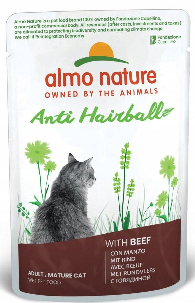 Almo nature FUNCTIONAL ANTI-HAIRBALL Beef Recipe - 70g