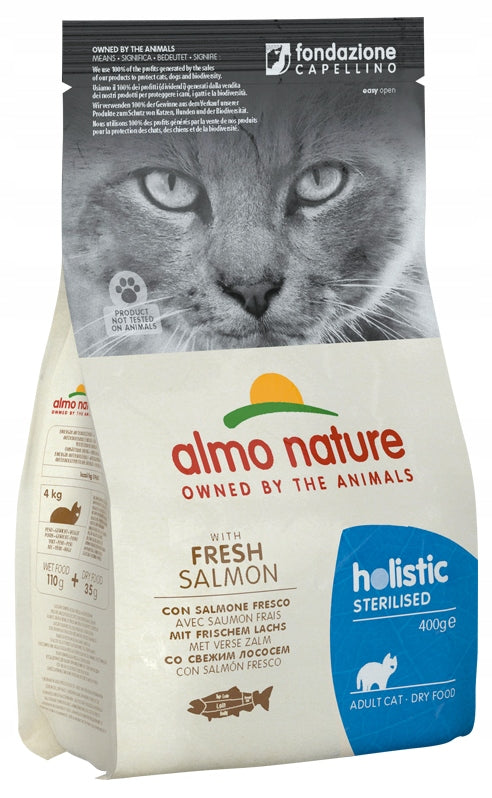 Almo nature HOLISTIC STERILISED with salmon 2 kg Brand Almo Nature