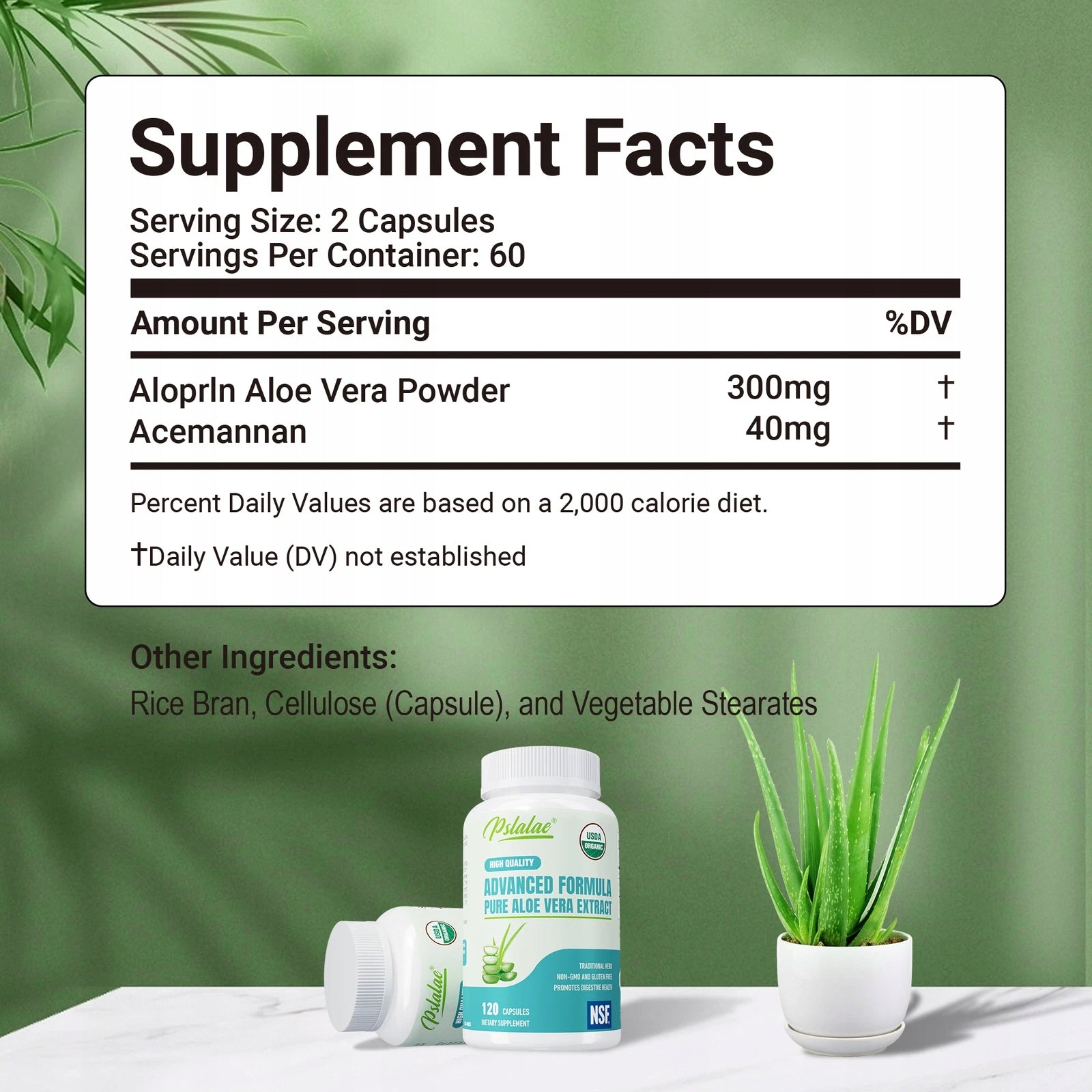 Aloe extract – strengthening immunity, supporting digestion and speeding up Packaging status original