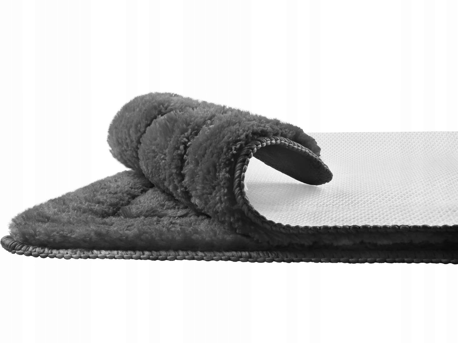 Alor Anti-Slip Bathroom Rug Dark Gray 50x80 cm Product width 50 cm