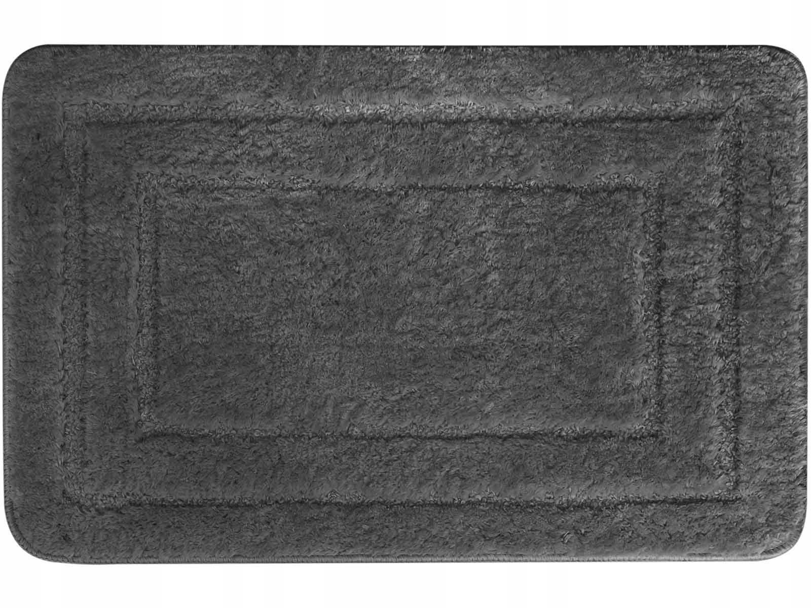 Alor Anti-Slip Bathroom Rug Dark Gray 50x80 cm