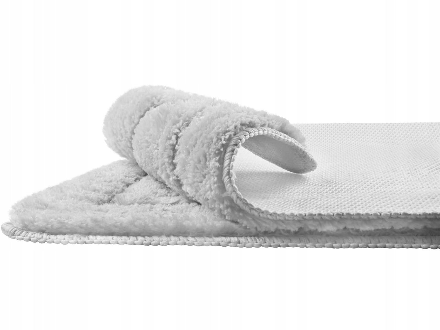 Alor Anti-Slip Bathroom Rug Jany Gray Popiel 3 pieces Set Product width 50 cm