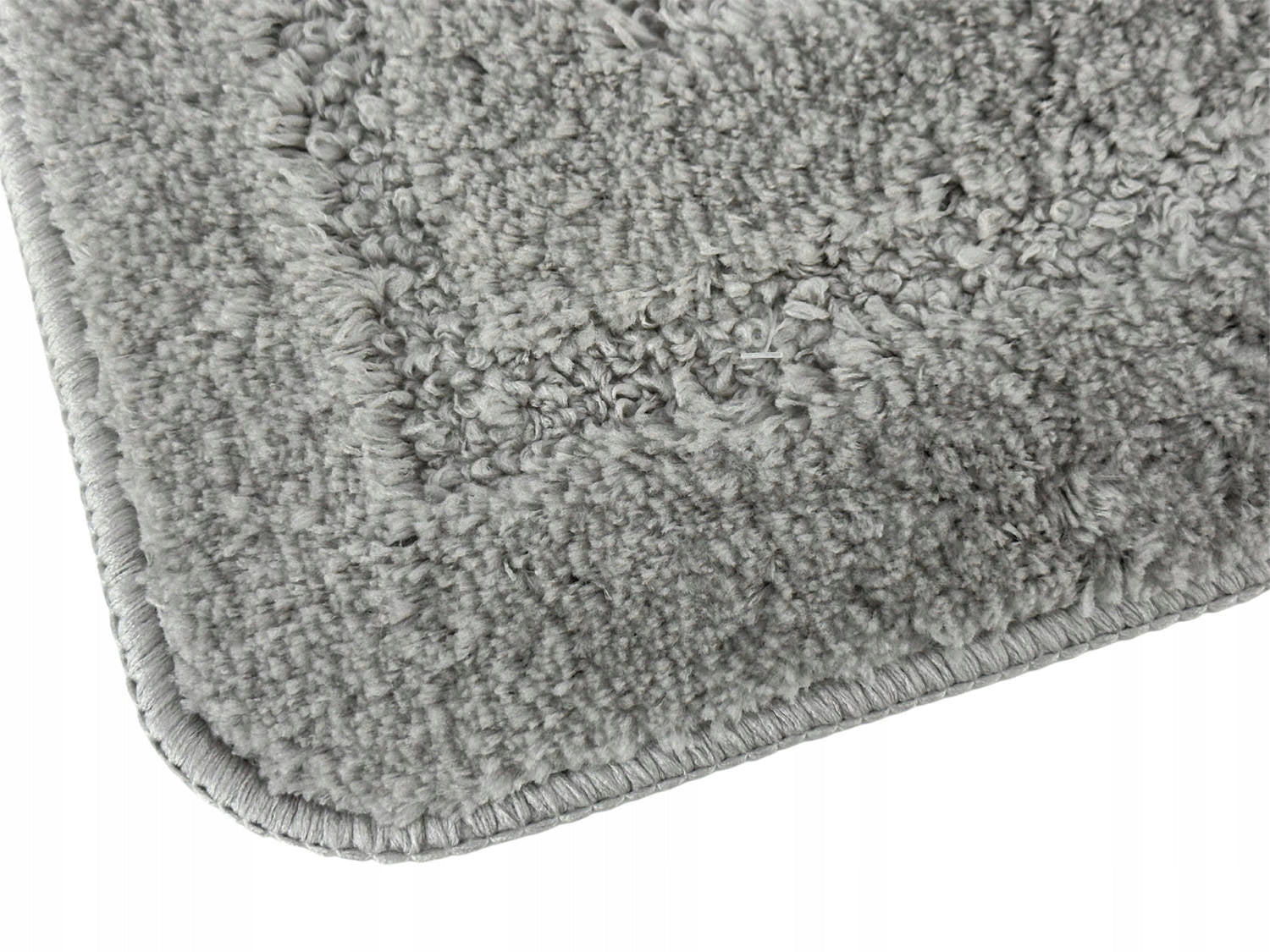 Alor Anti-Slip Bathroom Rug Jany Gray Popiel 3 pieces Set Shape rectangle