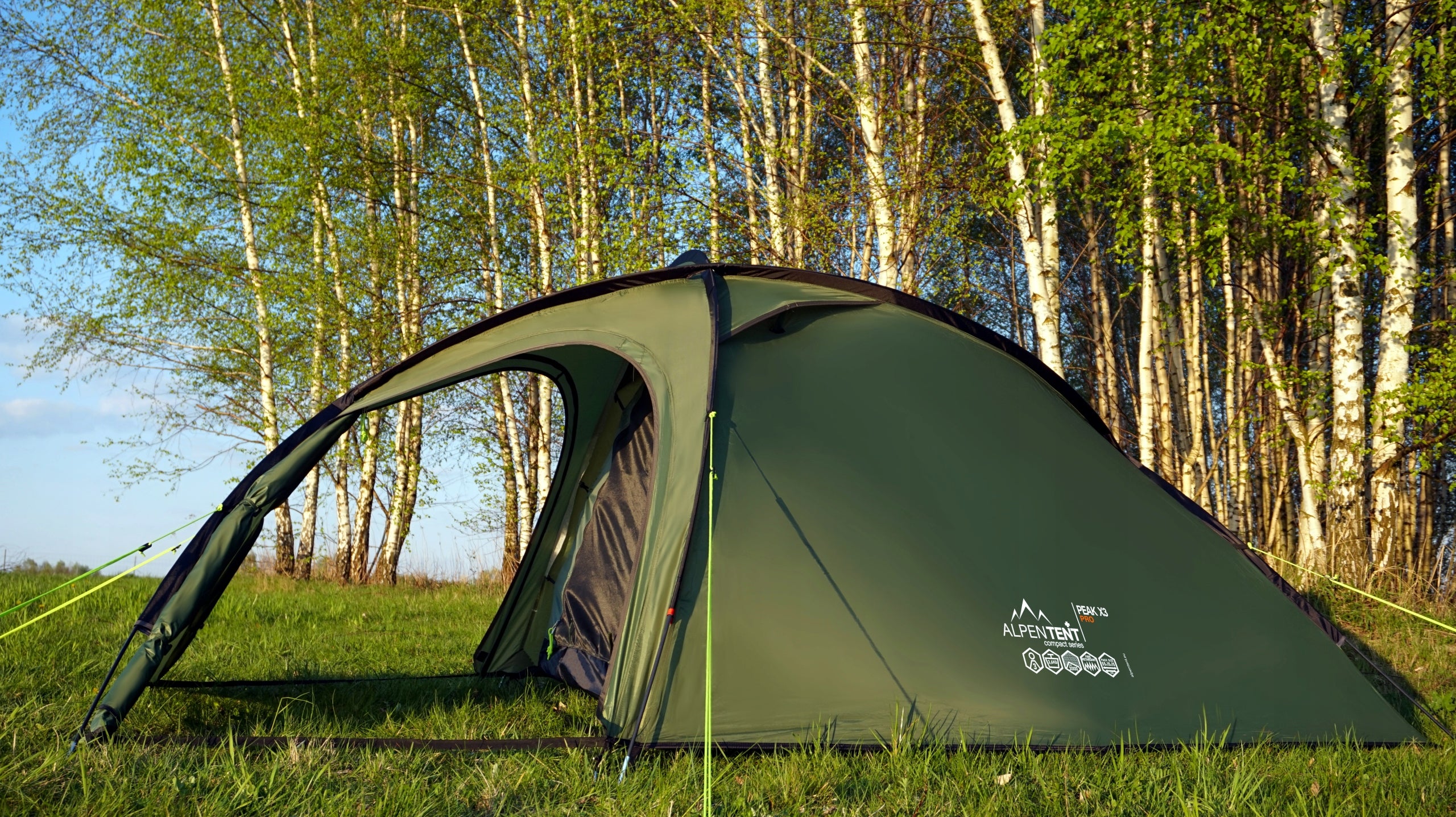 AlpenTent Peak X3 PRO Triple Tent 3.6 kg Manufacturer code ATPEAK3