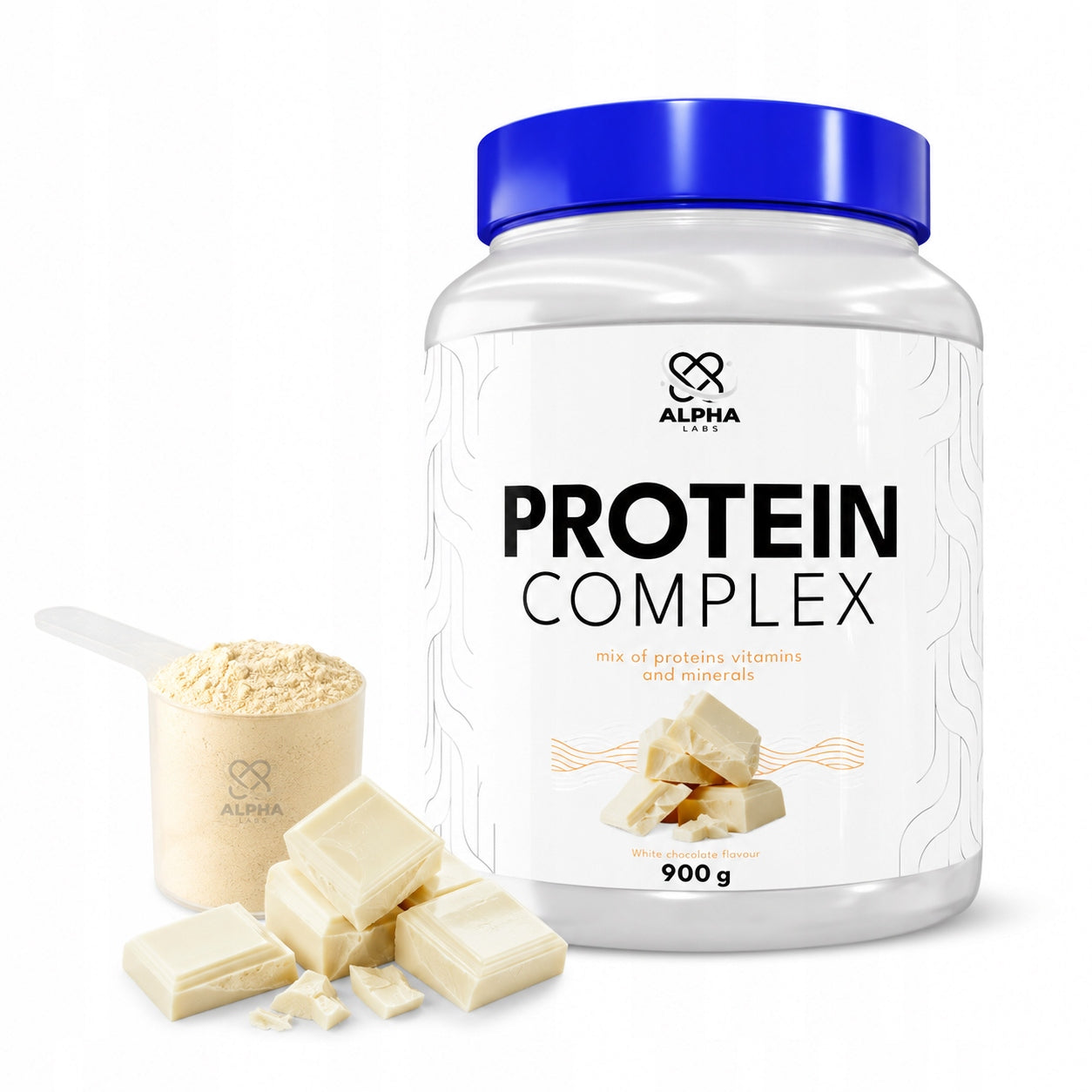 Alpha Labs Protein Complex White Chocolate 900 g