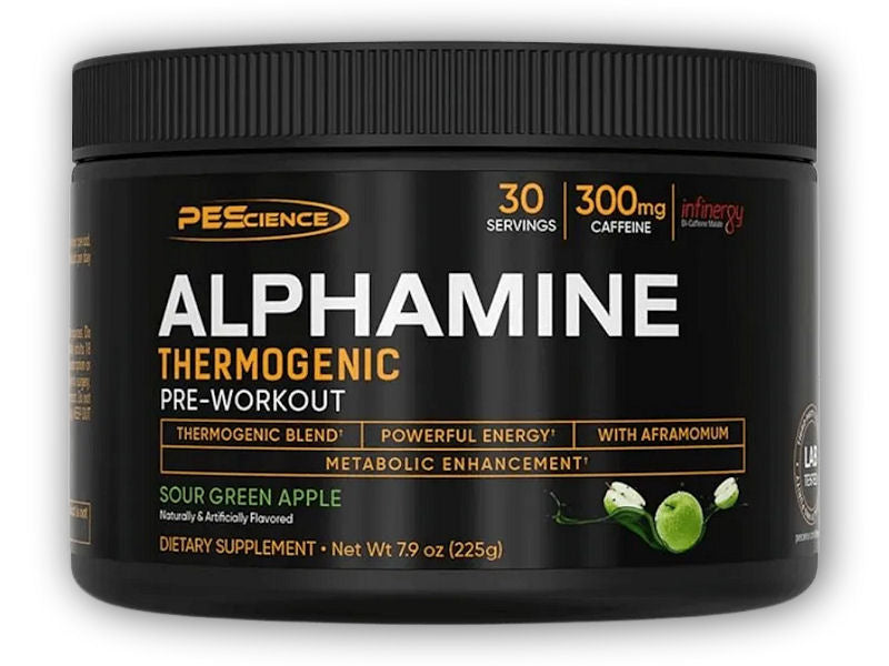 Alphamine Thermogenic Pre Workout 225g melon berry twist