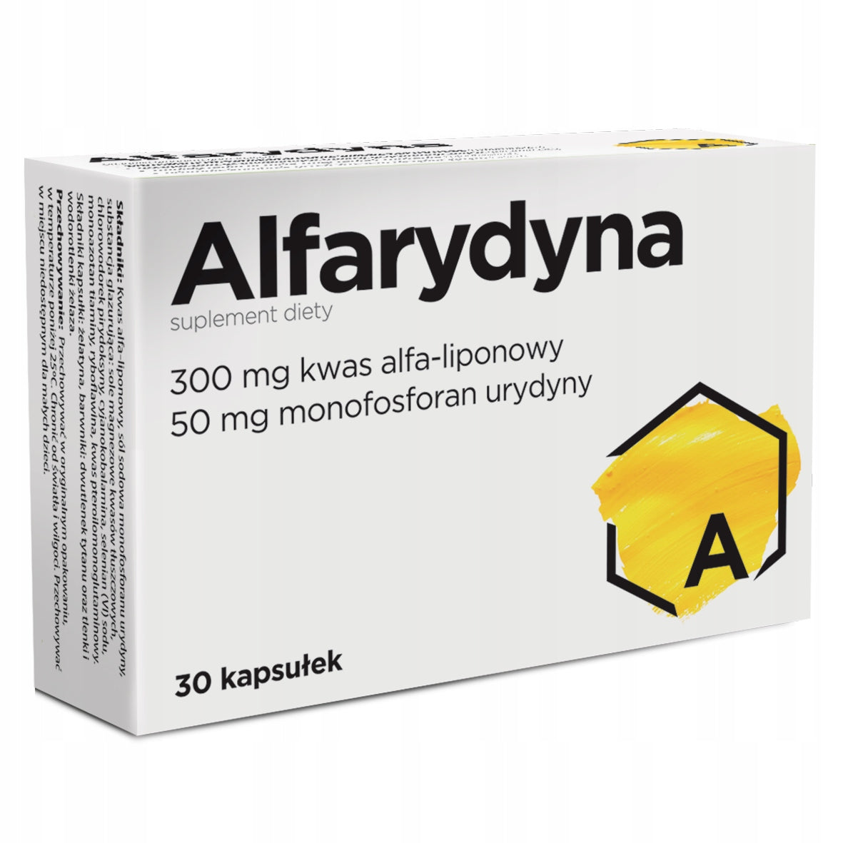 Alpharidine capsules 30 pieces. Brand Aflofarm