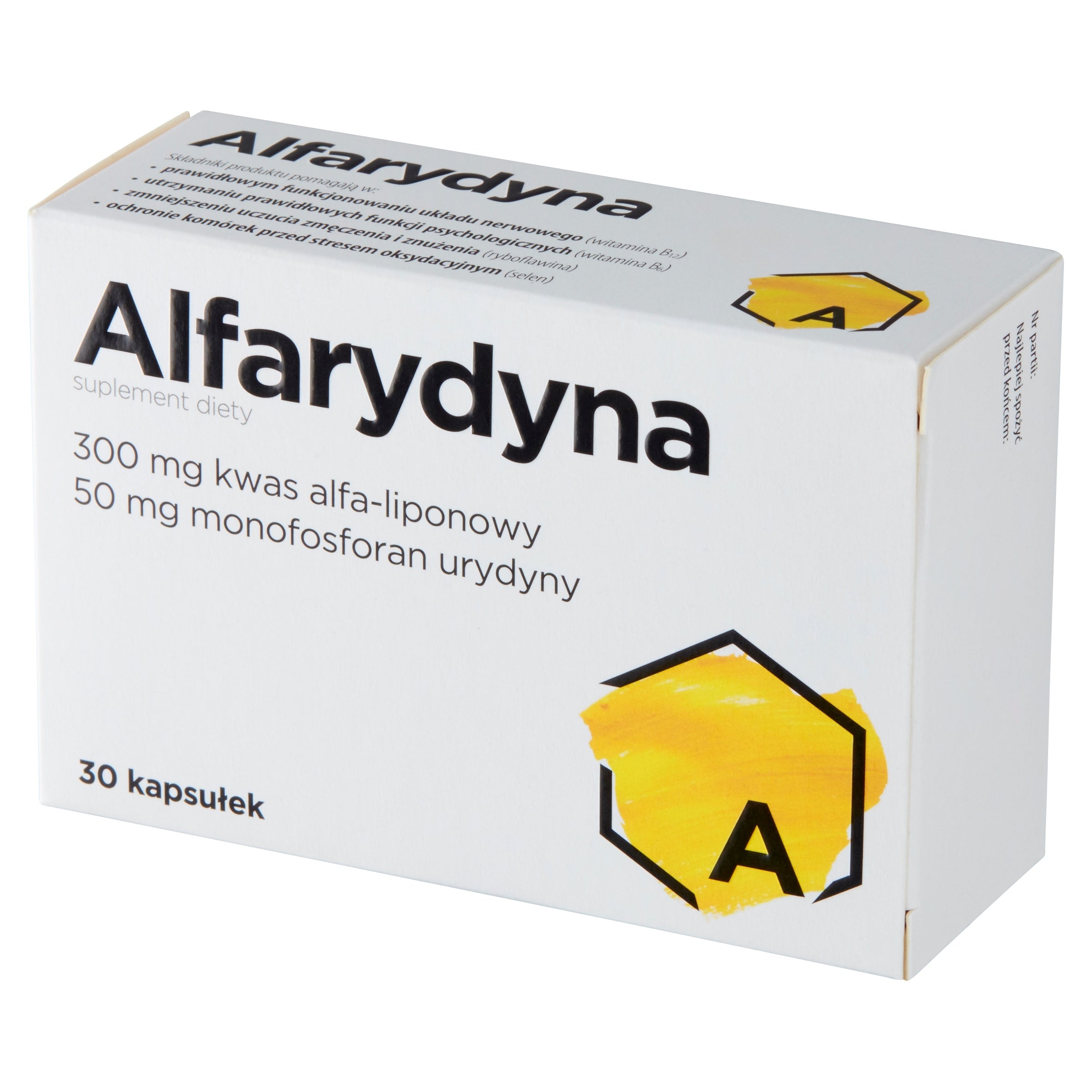 Alpharidine capsules 30 pieces. Manufacturer code 5902802702043