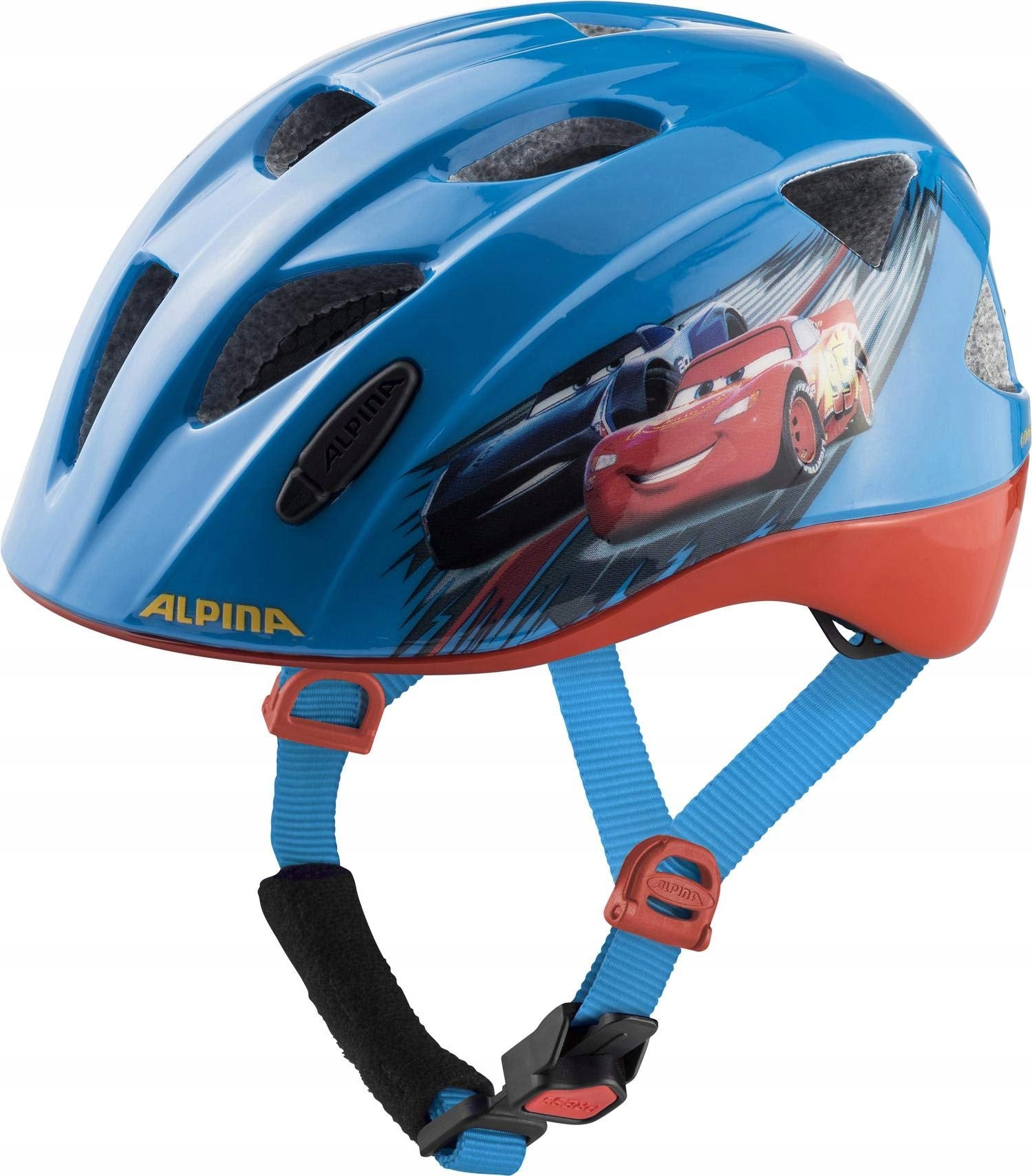 Kinderhelm Alpina Ximo Disney Cars, blau 