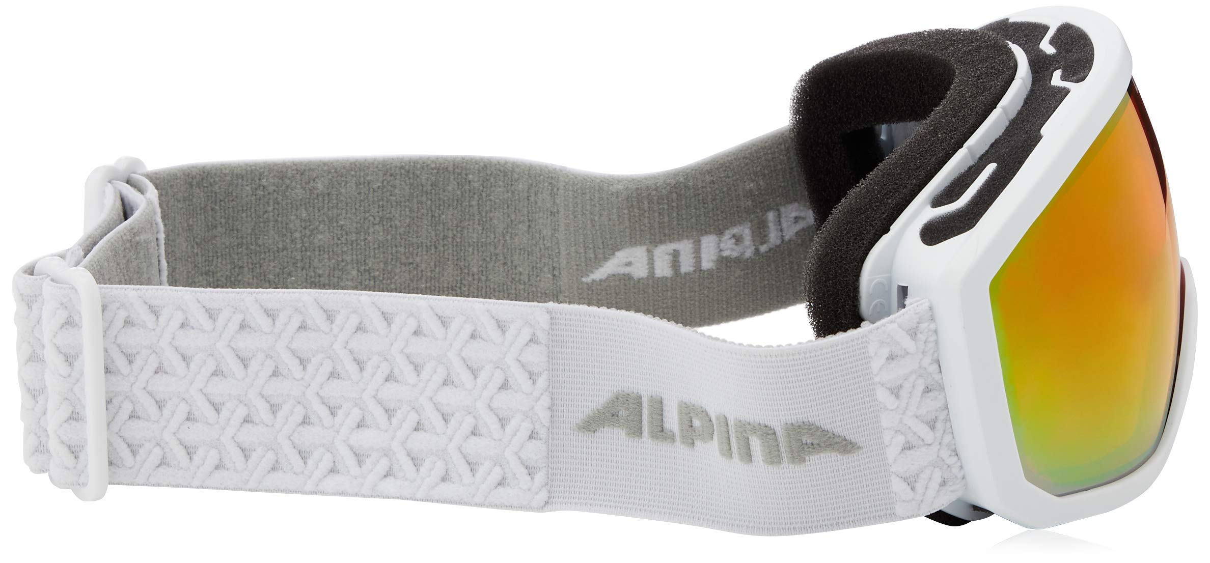 Skibrille Alpina Scarabeo Jr Q-Lite, weiß 