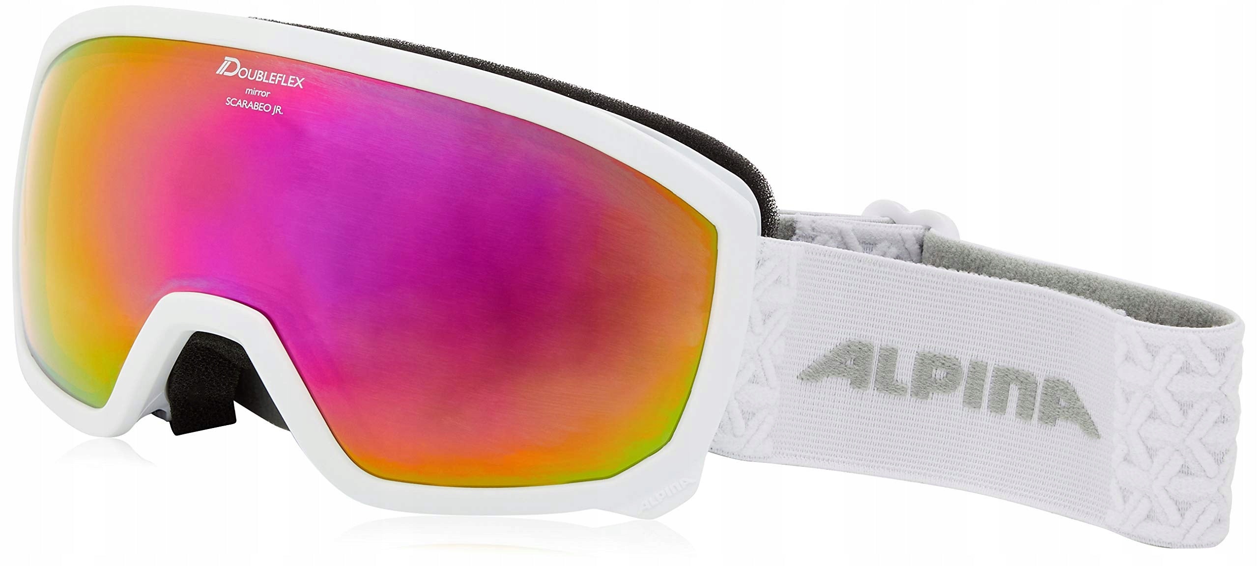 Skibrille Alpina Scarabeo Jr Q-Lite, weiß 