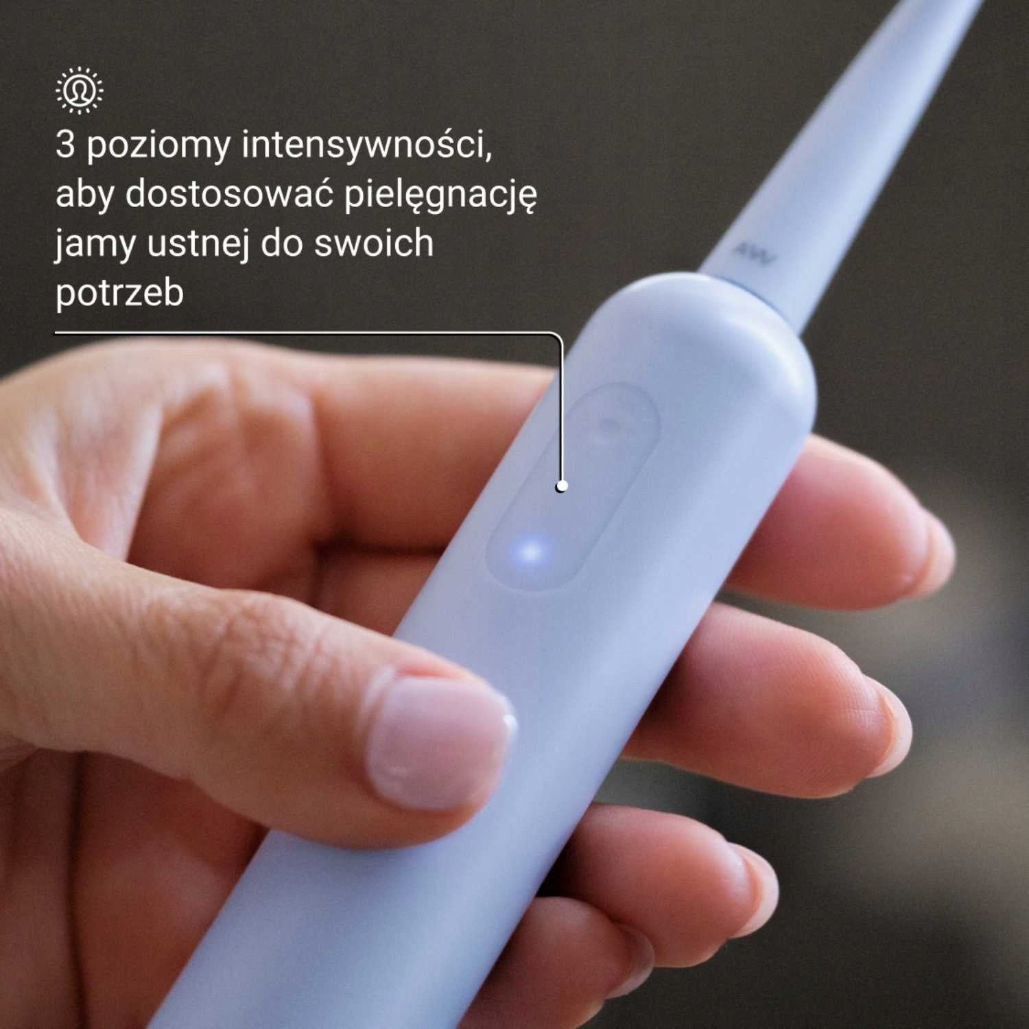 Alpine White Sonic Toothbrush Functions timer