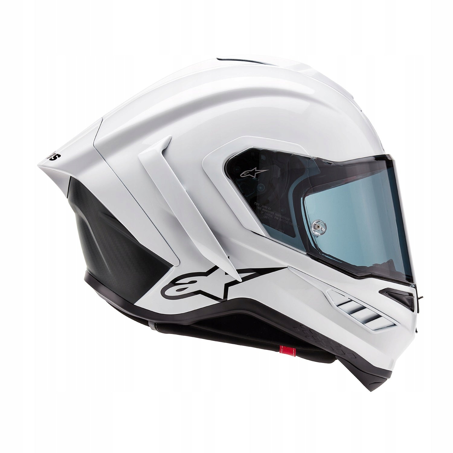 Alpinestars Supertech R10 white carbon FIM Pinlock 120 XL motorcycle helmet Packaging status original