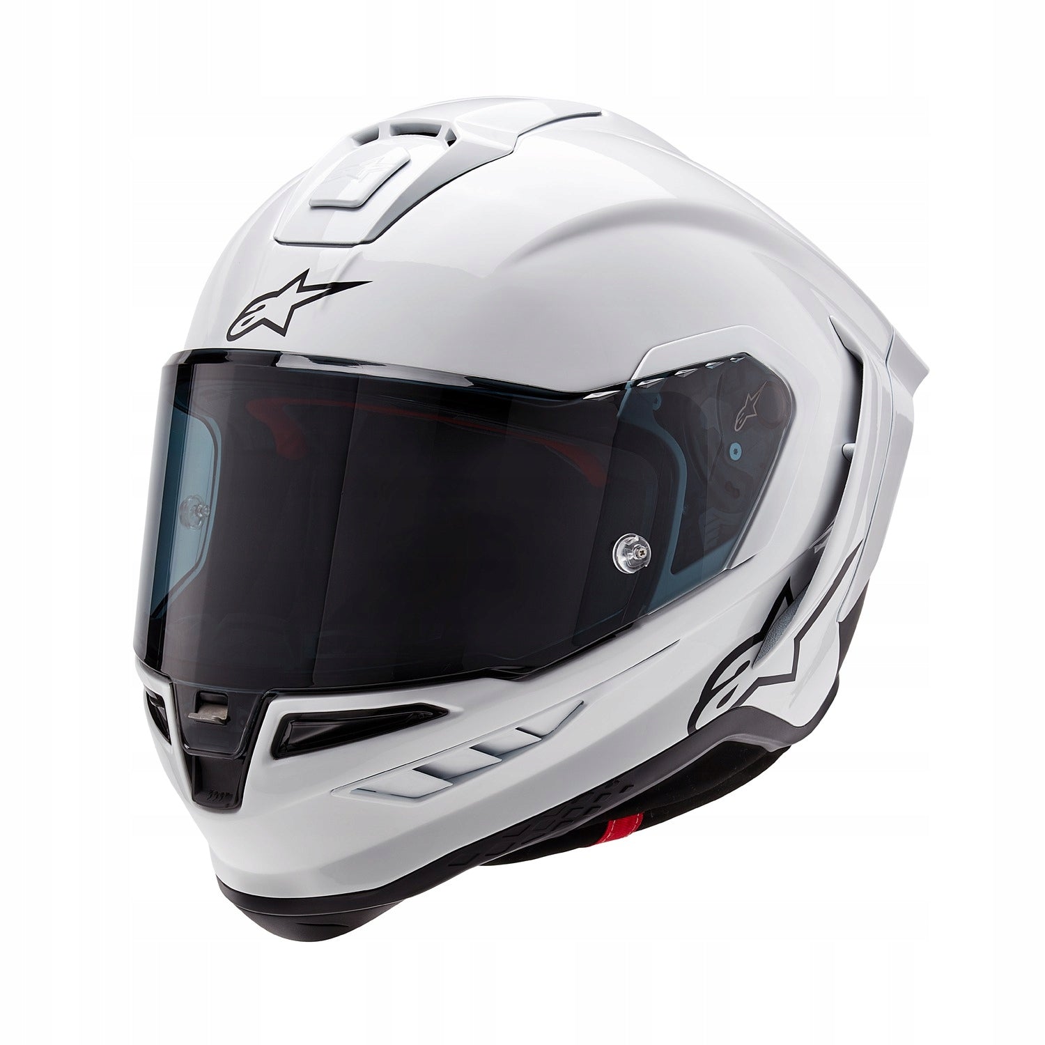 Alpinestars Supertech R10 white carbon FIM Pinlock 120 XL motorcycle helmet
