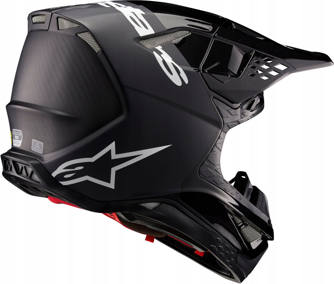 Alpinestars Supertech S-M10 Flood 2024 Kask motocrossowy, czarny/szary, S Size S