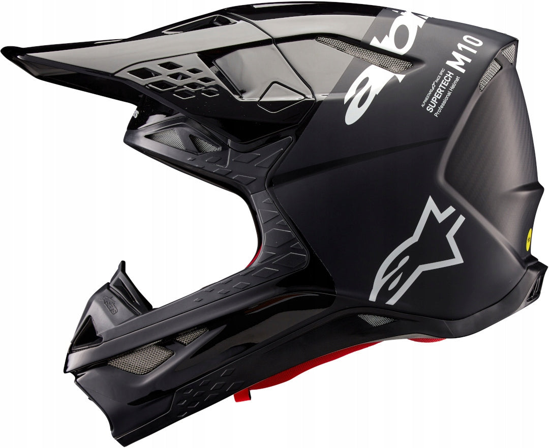 Alpinestars Supertech S-M10 Flood 2024 Kask motocrossowy, czarny/szary, S