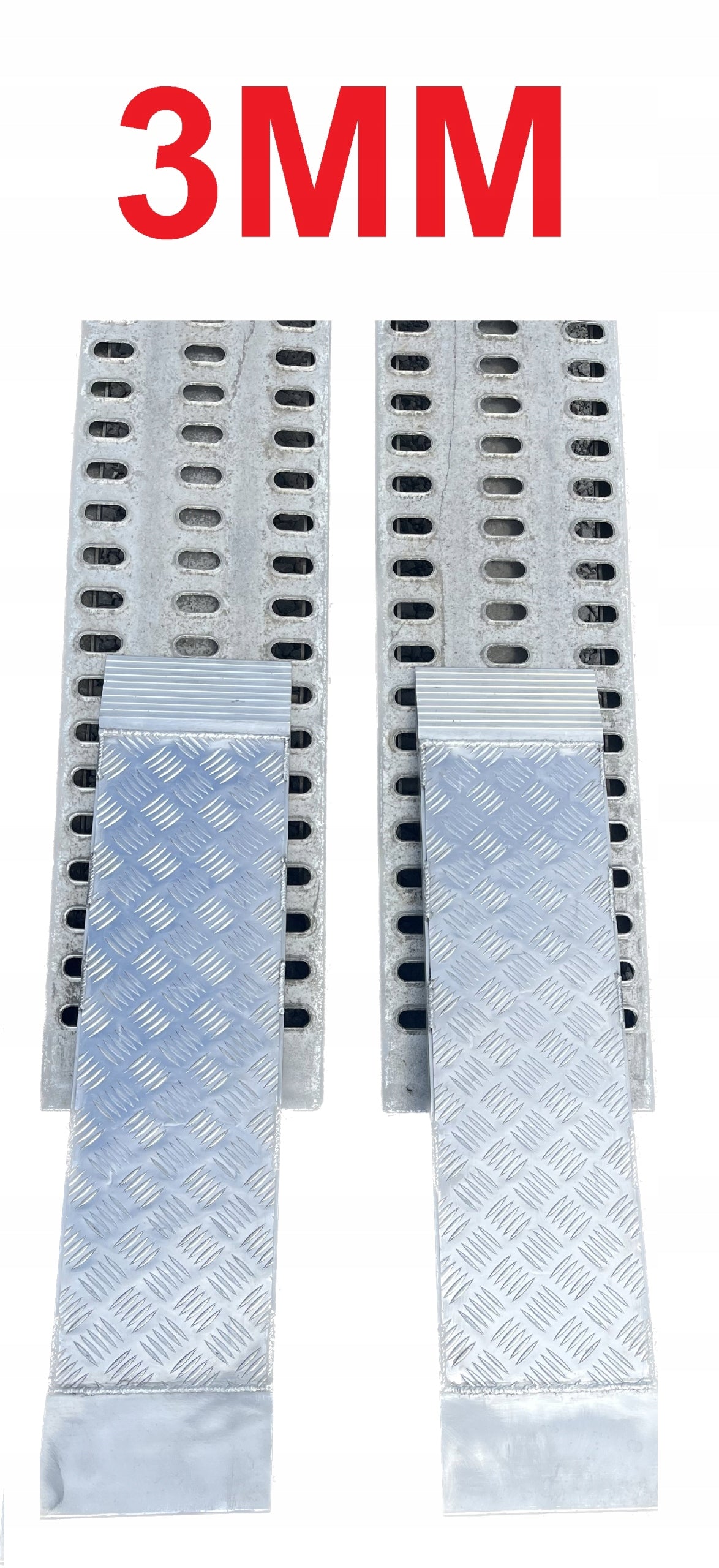Alu Trap Overrun Aluminum Overrun Extension 3A-7 Ramp Driveway 100x20 3mm EAN (GTIN) 5904917475195