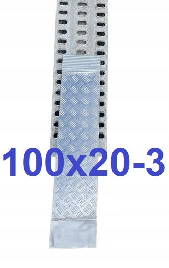 Alu Trap Overrun Aluminum Overrun Extension 3A-7 Ramp Driveway 100x20 3mm