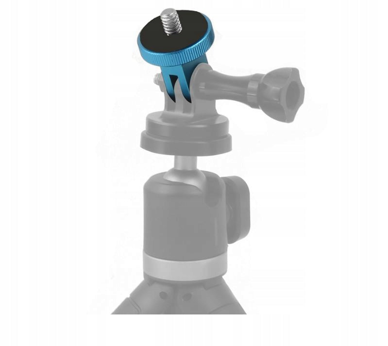 Aluminium Adapter Premium 1/4 to Insta360 Quad, moto, kayak, sport, vlog Packaging status original