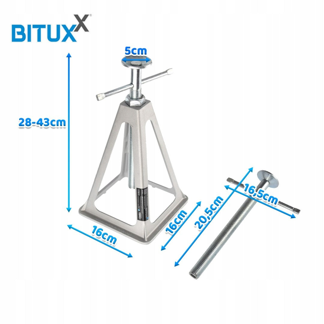 Aluminium BRACKETS for trailer SUPPORTS up to 3600kg Brand no brand
