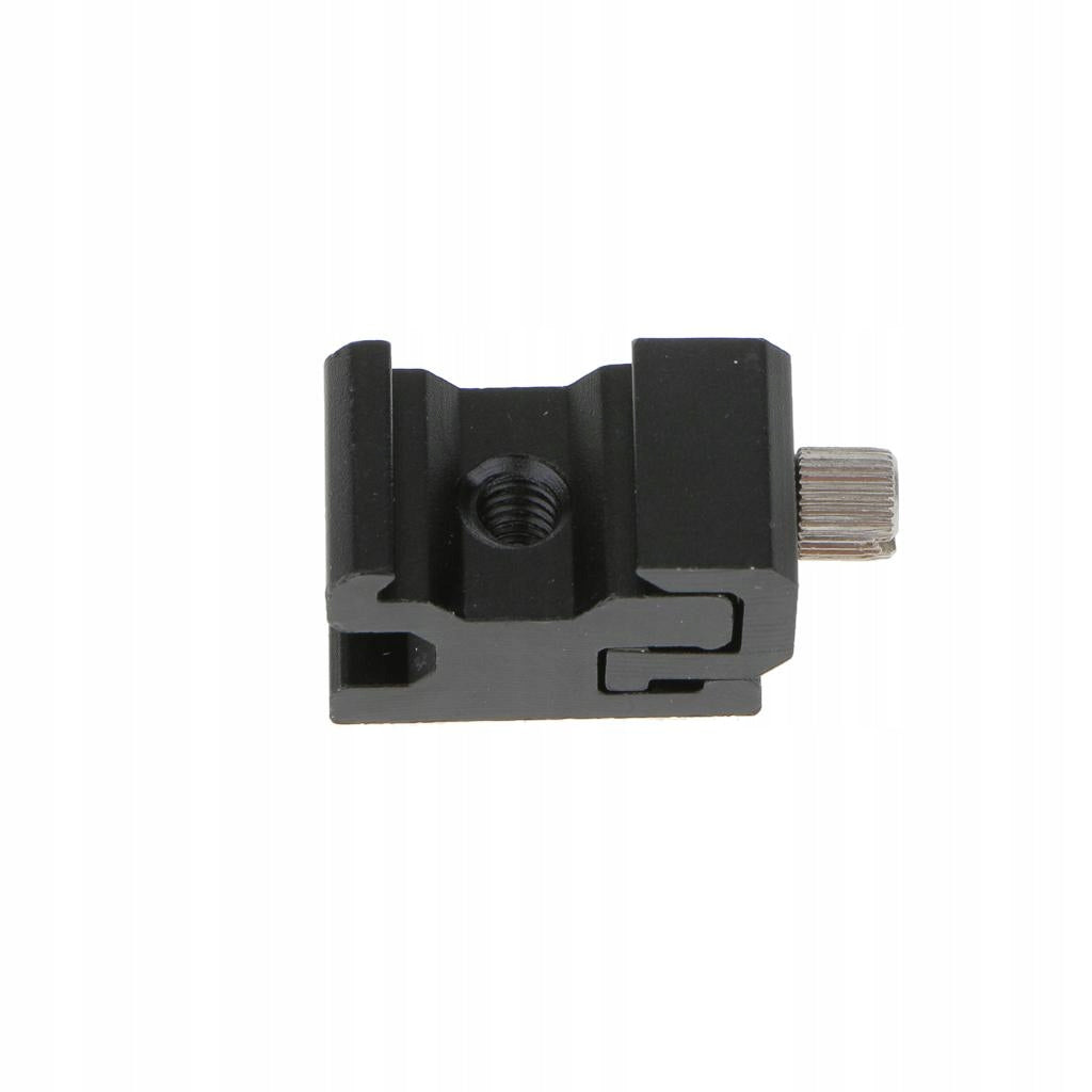 Aluminium Hot Shoe Adapter With 1/4 -20 Tripod Screw Black