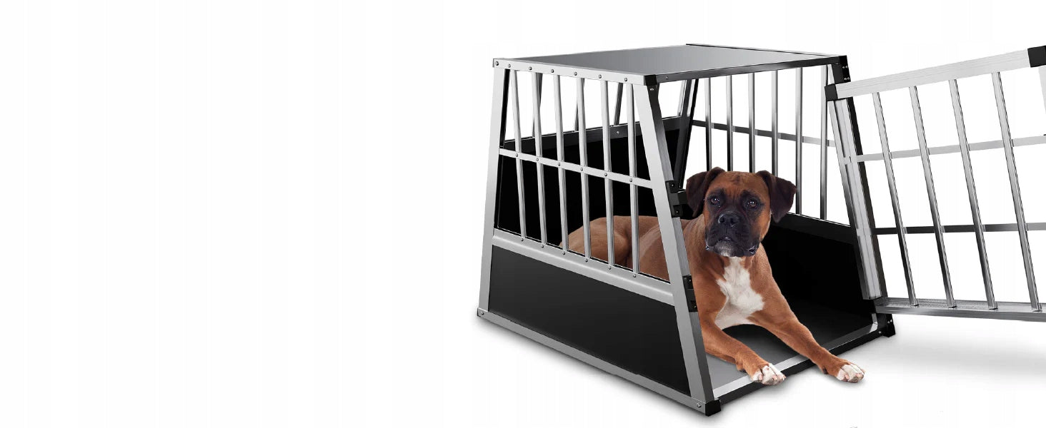 Aluminium cage for dog transporter L solid 65 x 91 x 69 cm Manufacturer code 26962