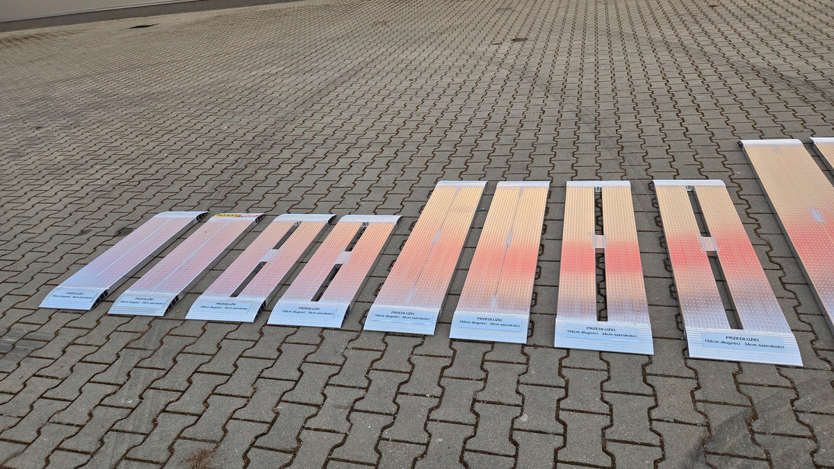 Aluminium inruns ALTRAP extensions 150cm long, 4cm thick, 3,5tons Brand no brand