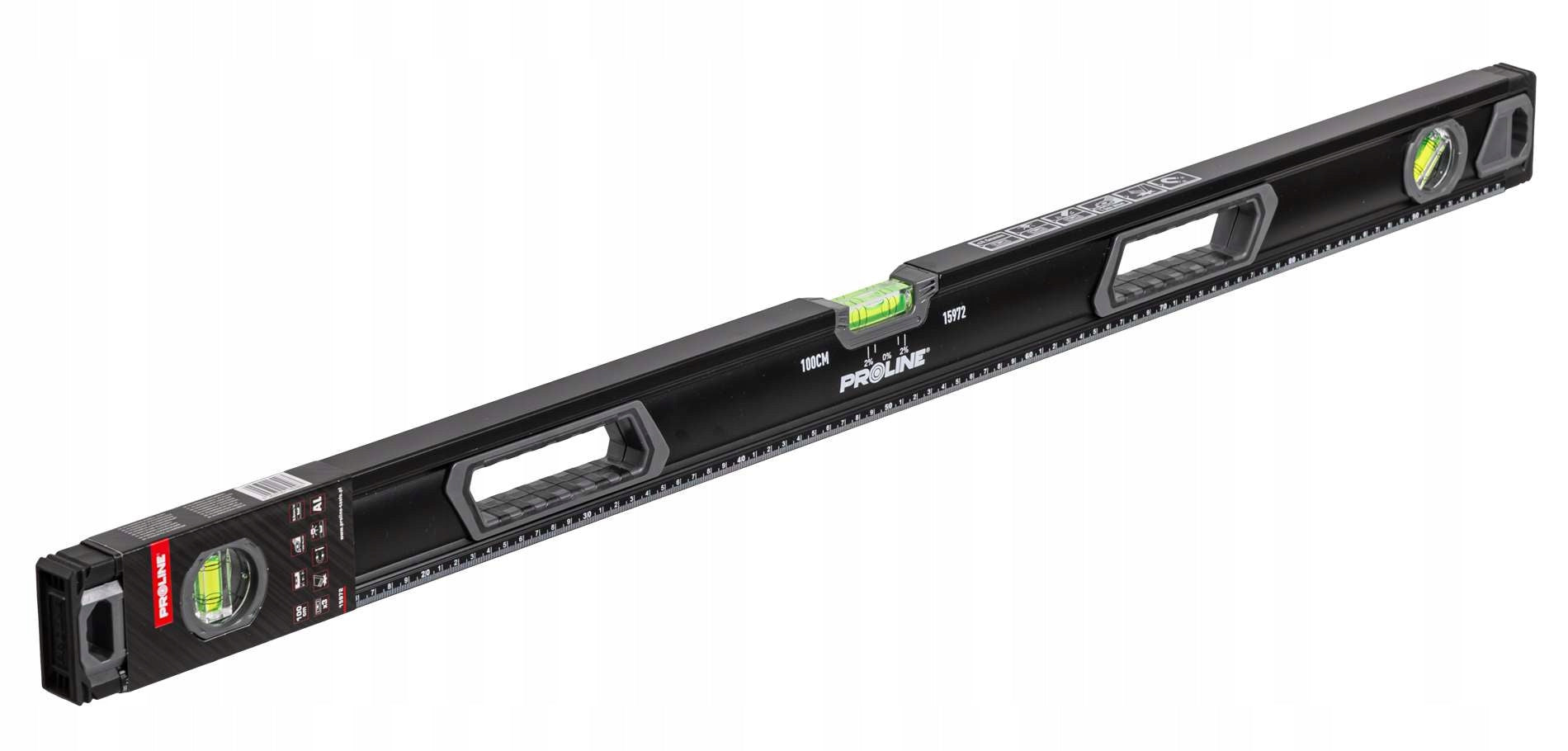 Aluminium level handles 100cm 1m 3 libels 0,5mm/1m PREMIUM Proline
