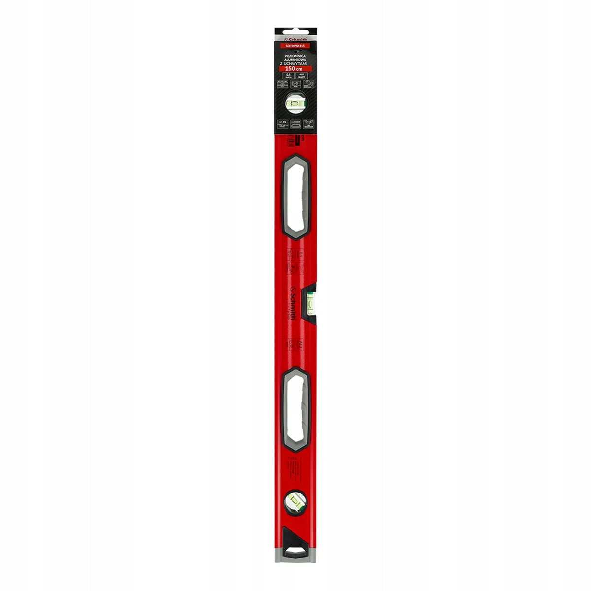 Aluminium level with handles 150 cm Schmith EAN (GTIN) 5902004769974