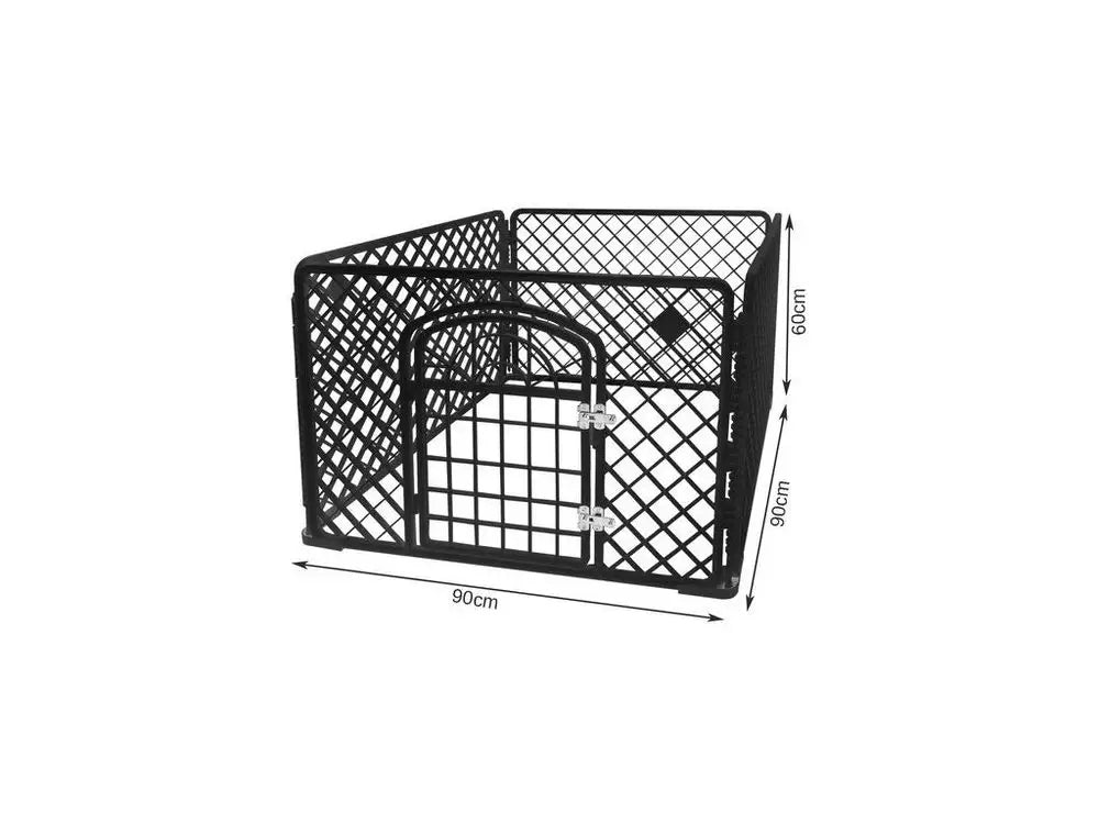 Aluminium playpen Purlov small dog 90 x 90 x 60 cm Length 90 cm