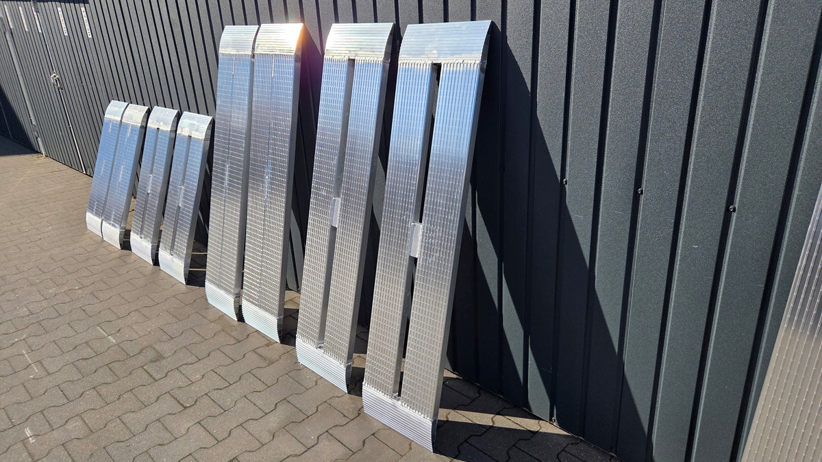 Aluminium ramps ALTRAP extensions 100cm long, 4cm thick, 4tons Brand no brand