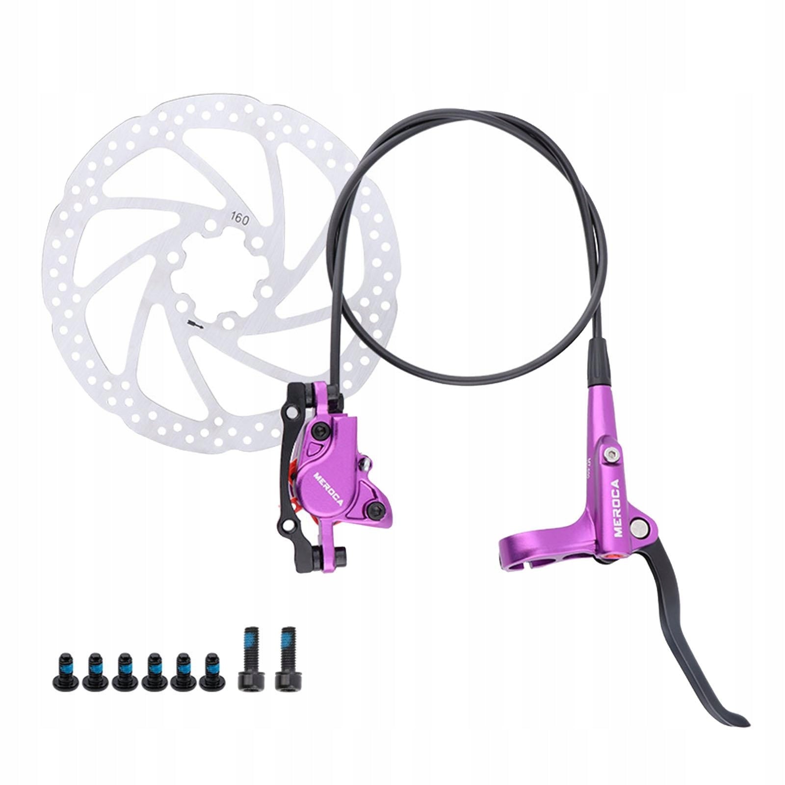Aluminum Alloy Mountain Bike Hydraulic Disc Brakes Purple R 1 Discbrake Brand no brand