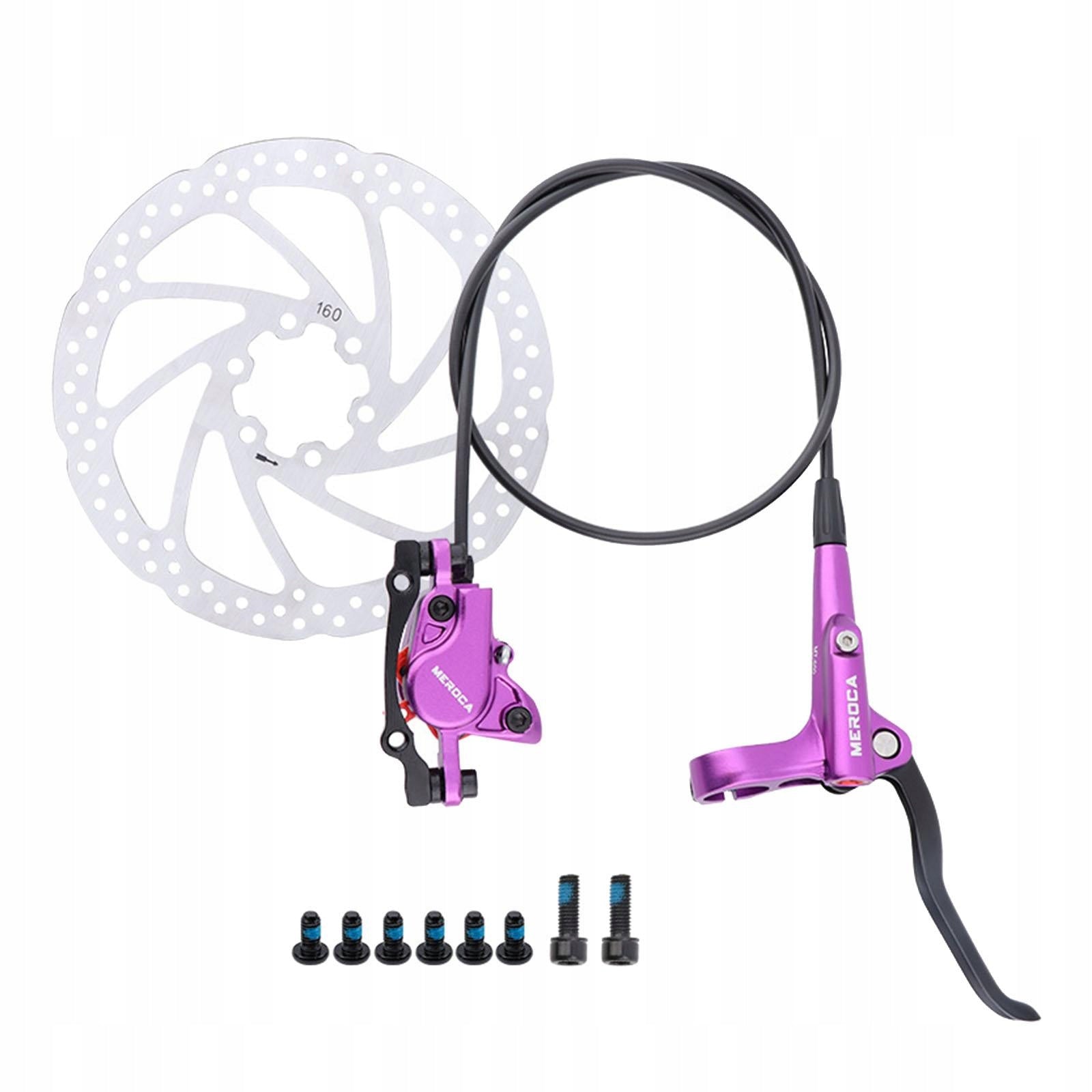 Aluminum Alloy Mountain Bike Hydraulic Disc Brakes Purple R 1 Discbrake