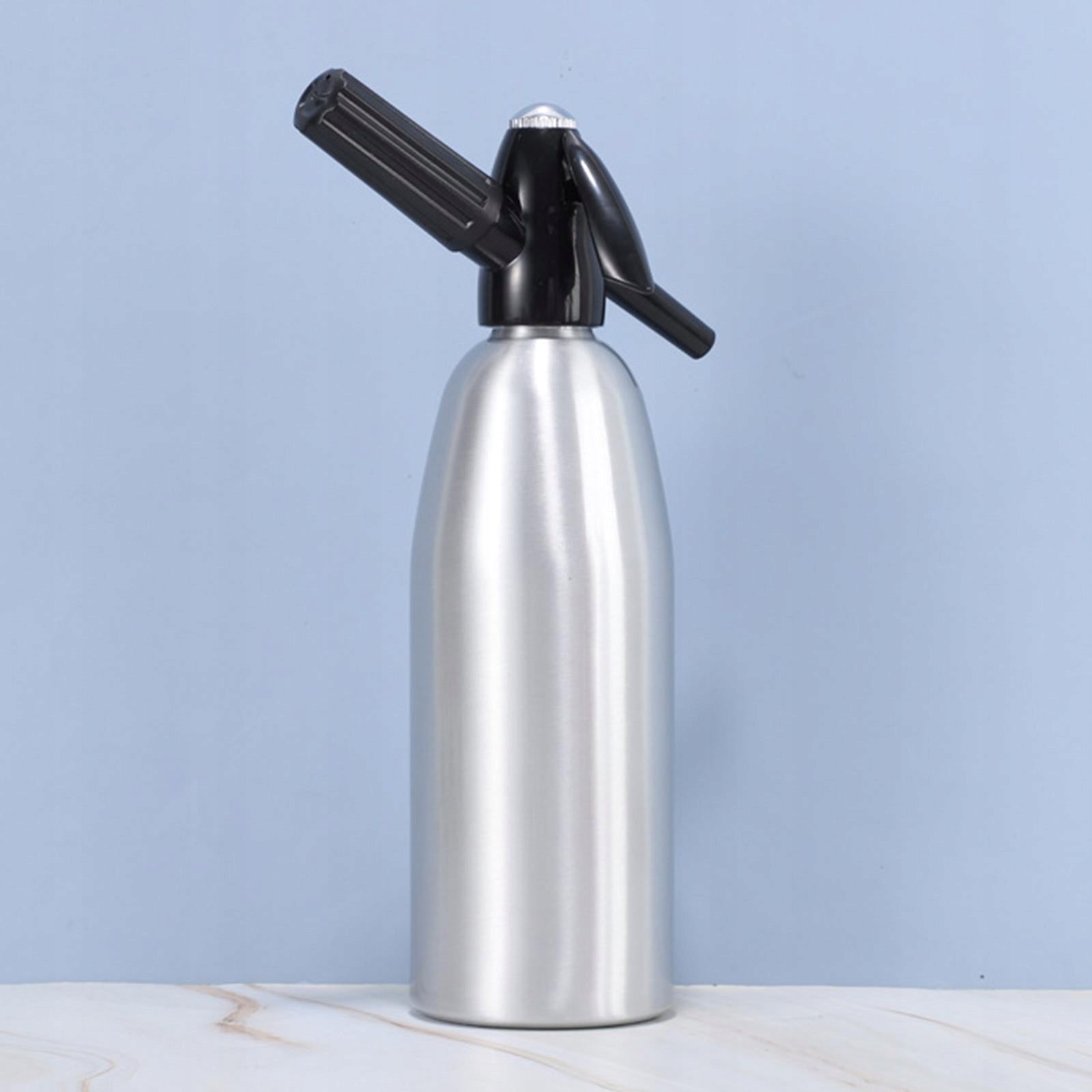 Aluminum Alloy Soda Siphon,Sparkling Soda Maker Silver Brand no brand