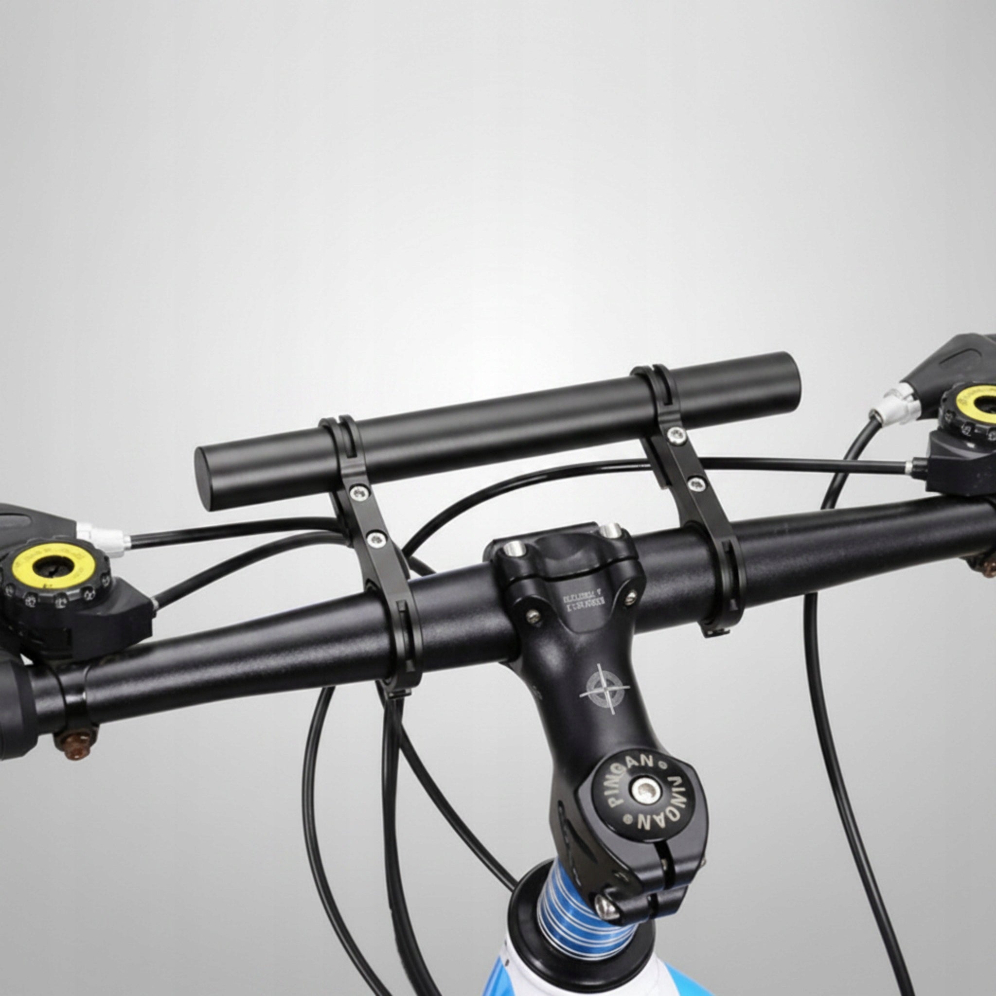 Aluminum Bicycle Handlebar Bracket 30cm – Black Accessory Holder Brand no brand