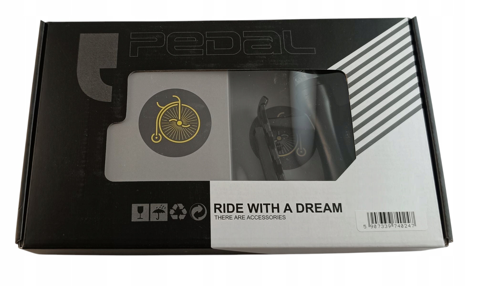 Aluminum Bicycle Pedals on Machine Bearings Reflective MTB Trekking Brand no brand