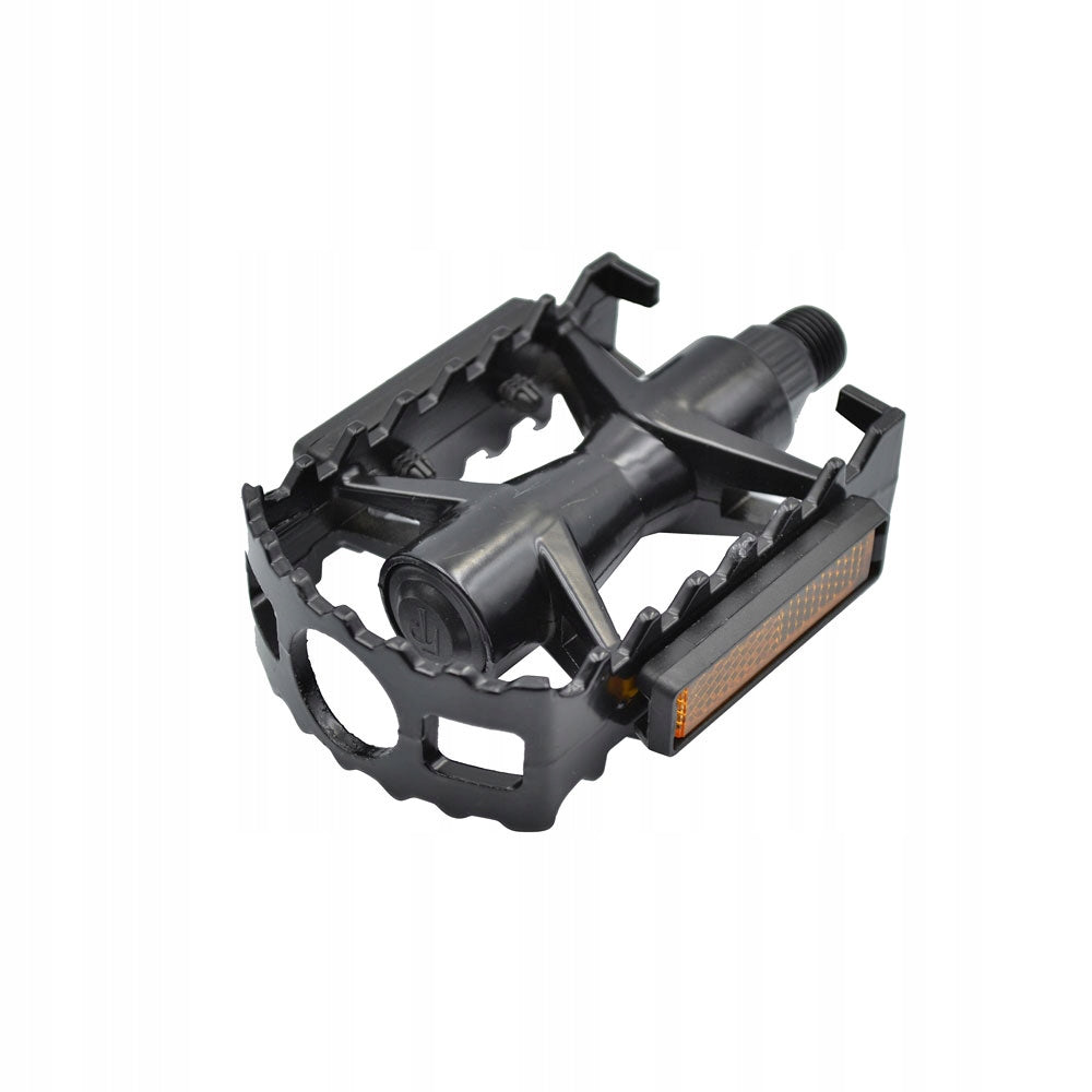 Aluminum Bike Pedals for MTB Bike Black with Reflectors New Strong Manufacturer code FP-961