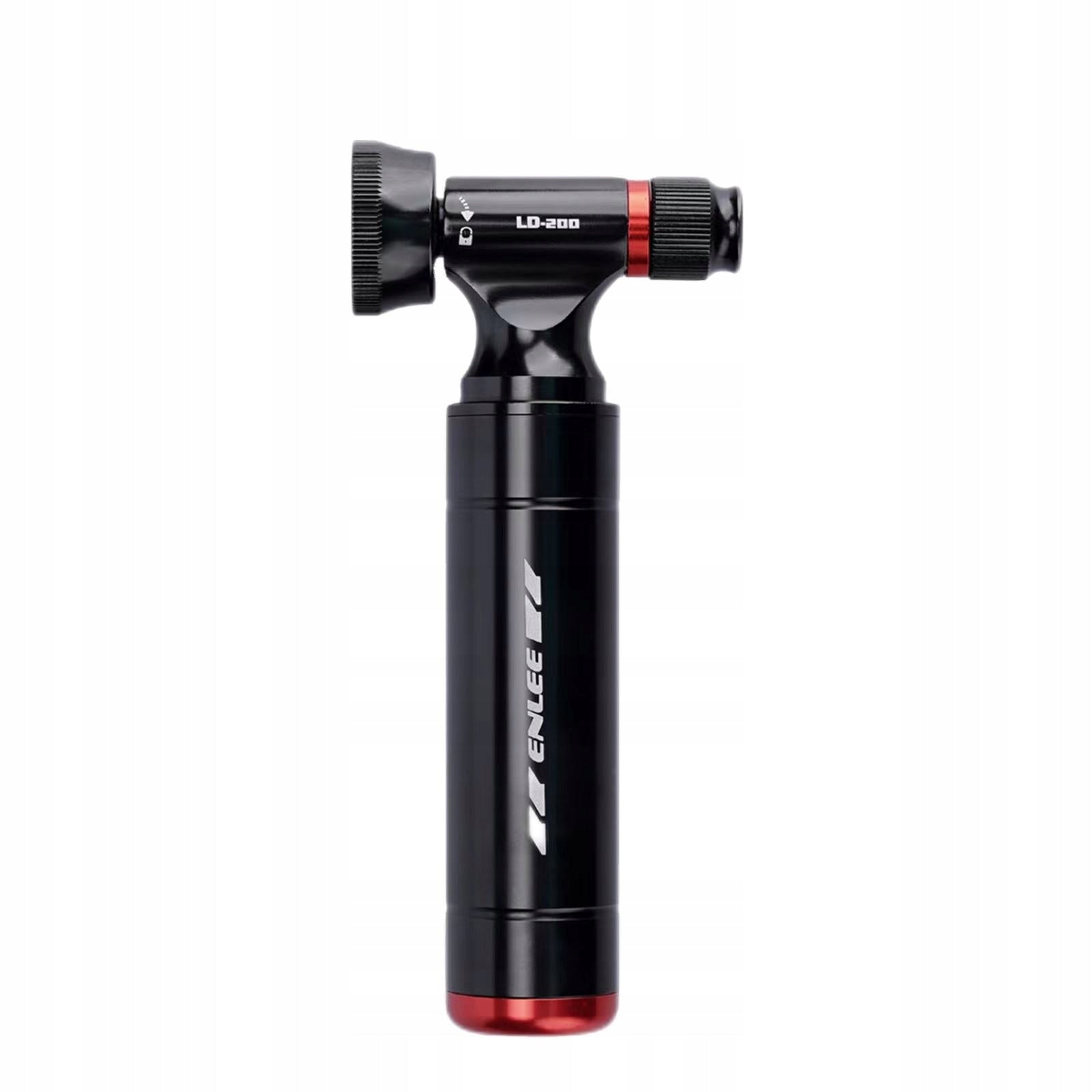 Aluminum CO2 AV FV Compact Cartridge Bicycle Pump with Pressure Gauge