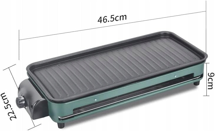 Aluminum Electric Grill with Nonstick Coating Power rating 1500 W